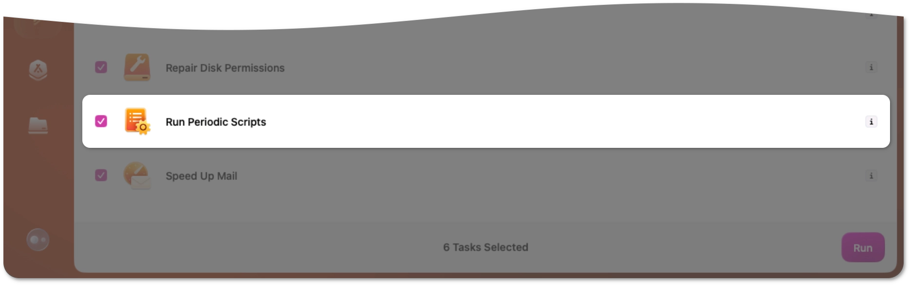 Periodic scripts