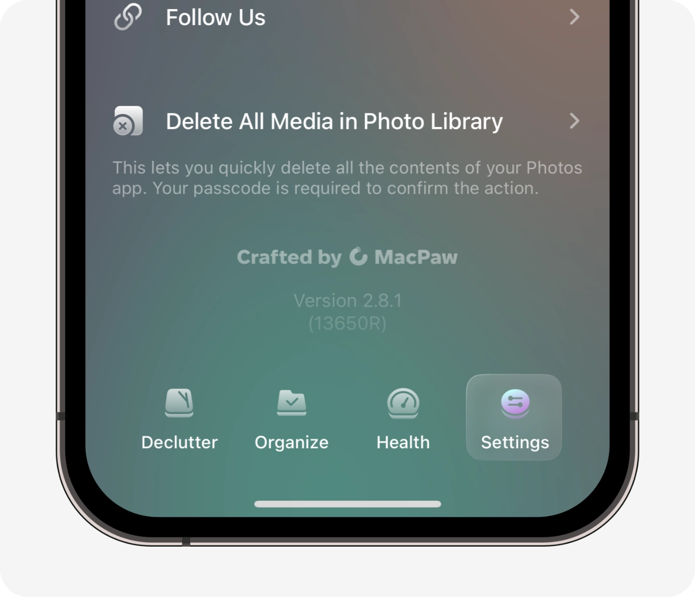 Delete all media in photo library