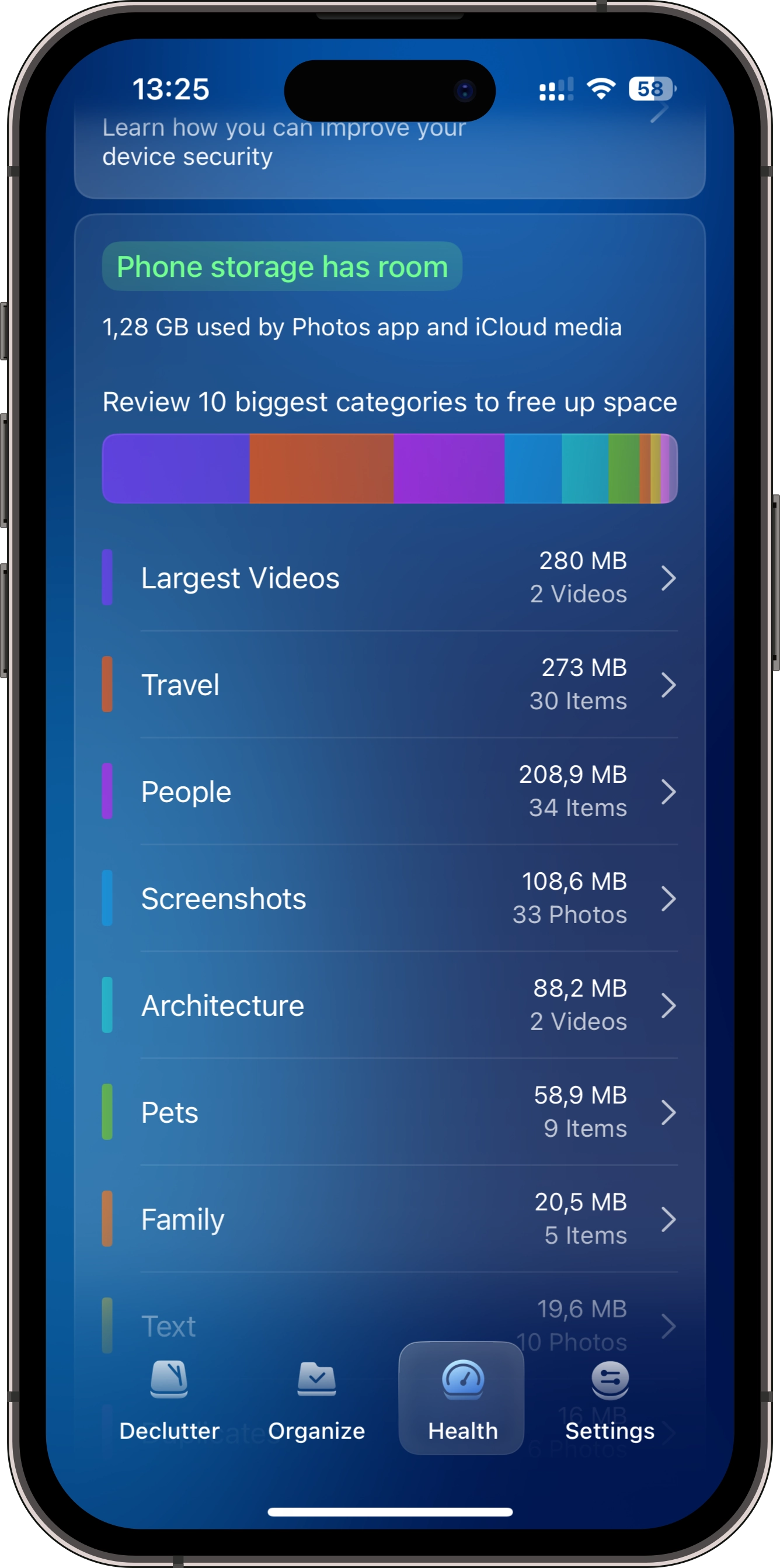 Storage analytics