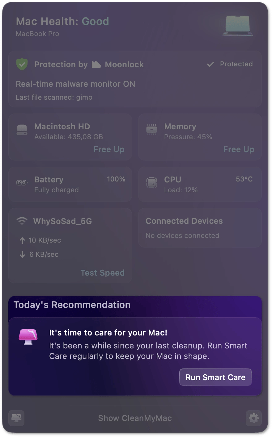 Today's Recommendation