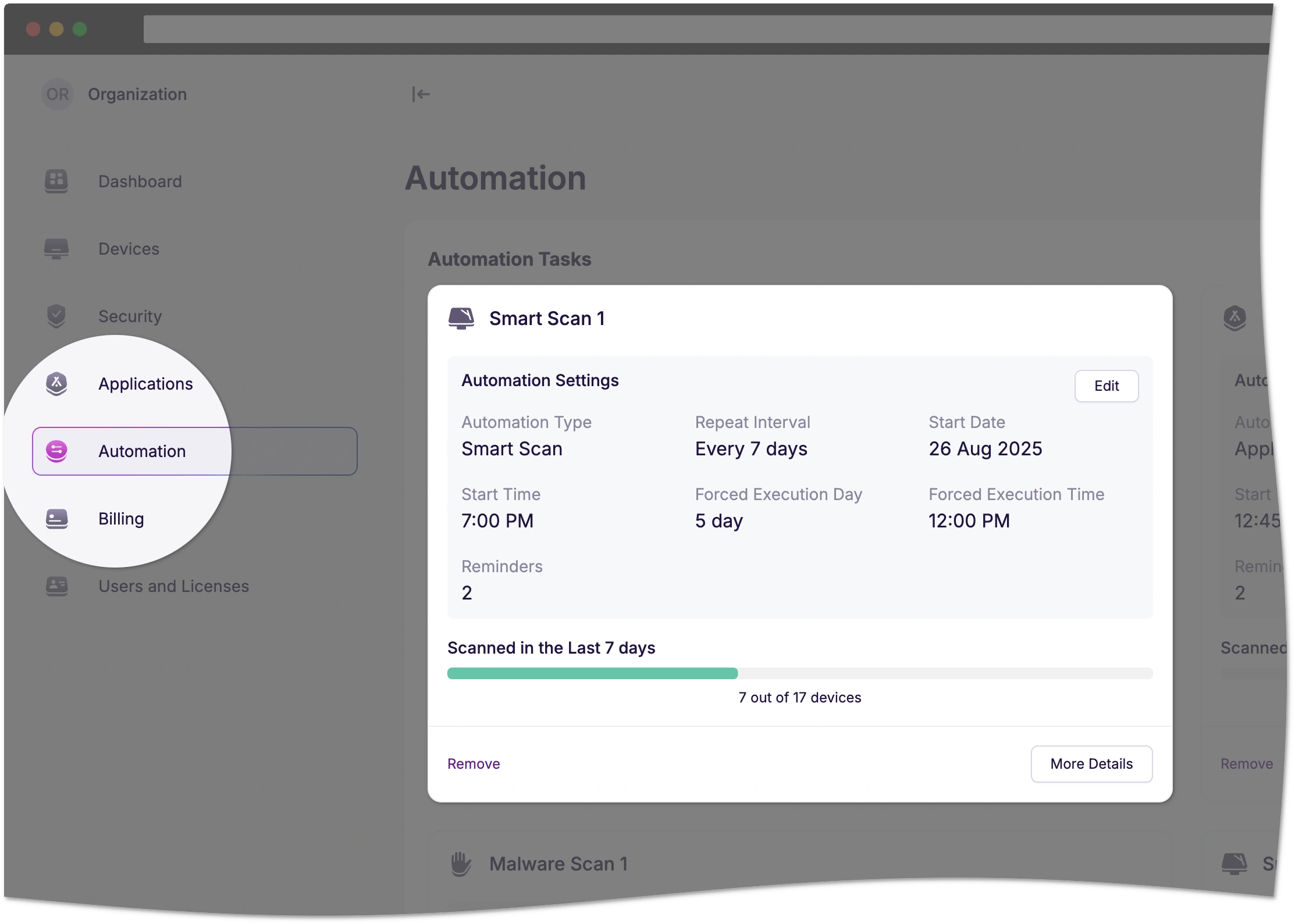 View task details