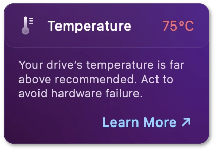 Critical disk temperature