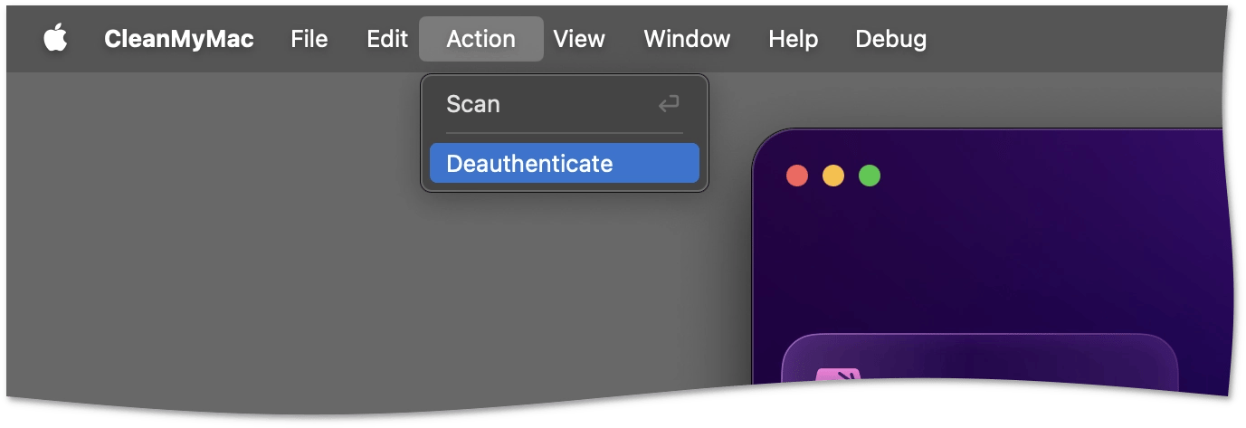 Agent deauthentication