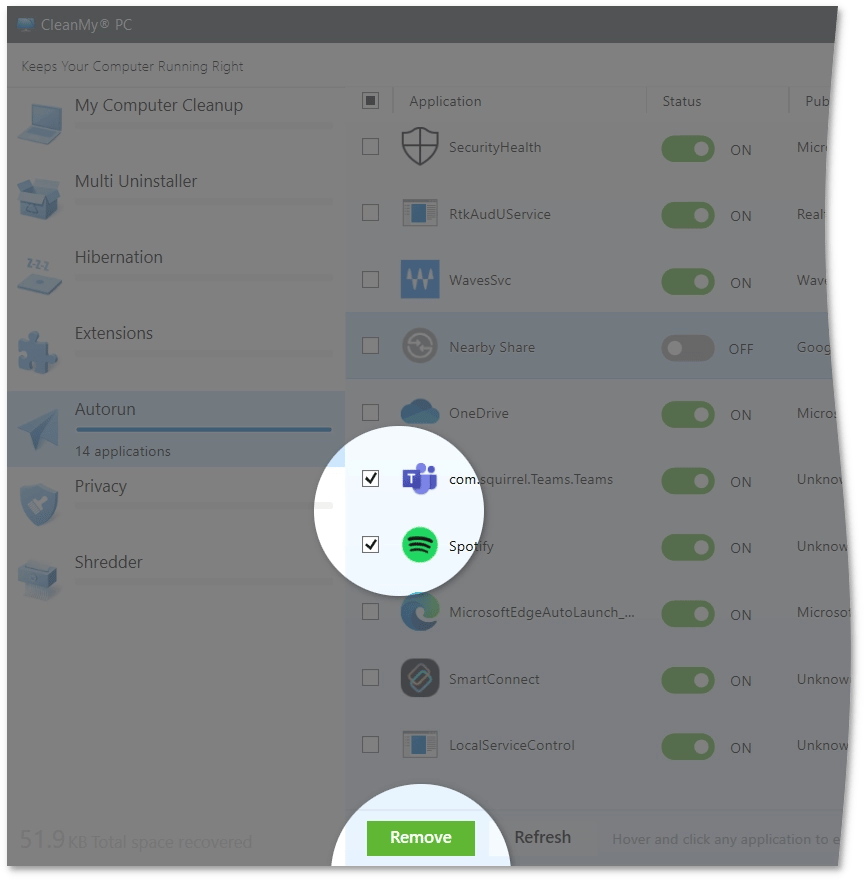 Remove autorun files