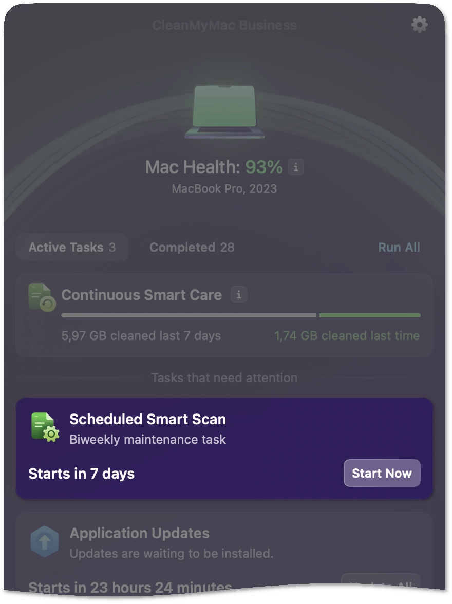 Scheduled Smart Scan