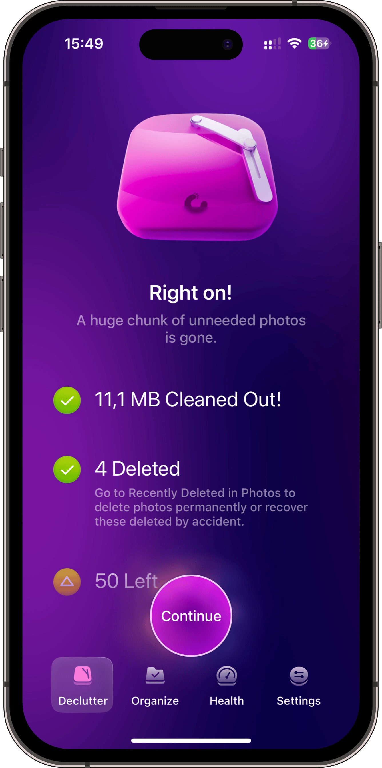 Cleanup summary
