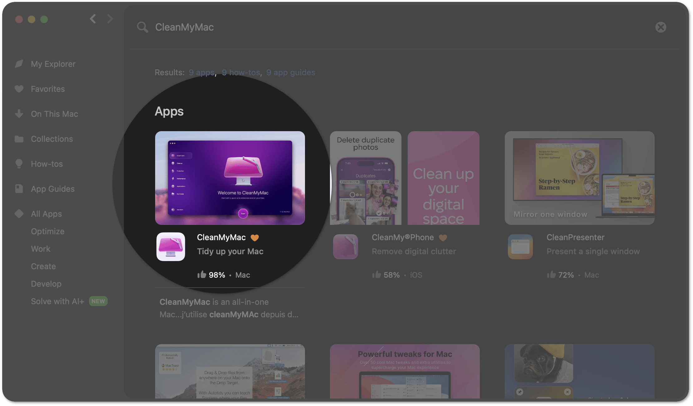 CleanMyMac on Setapp