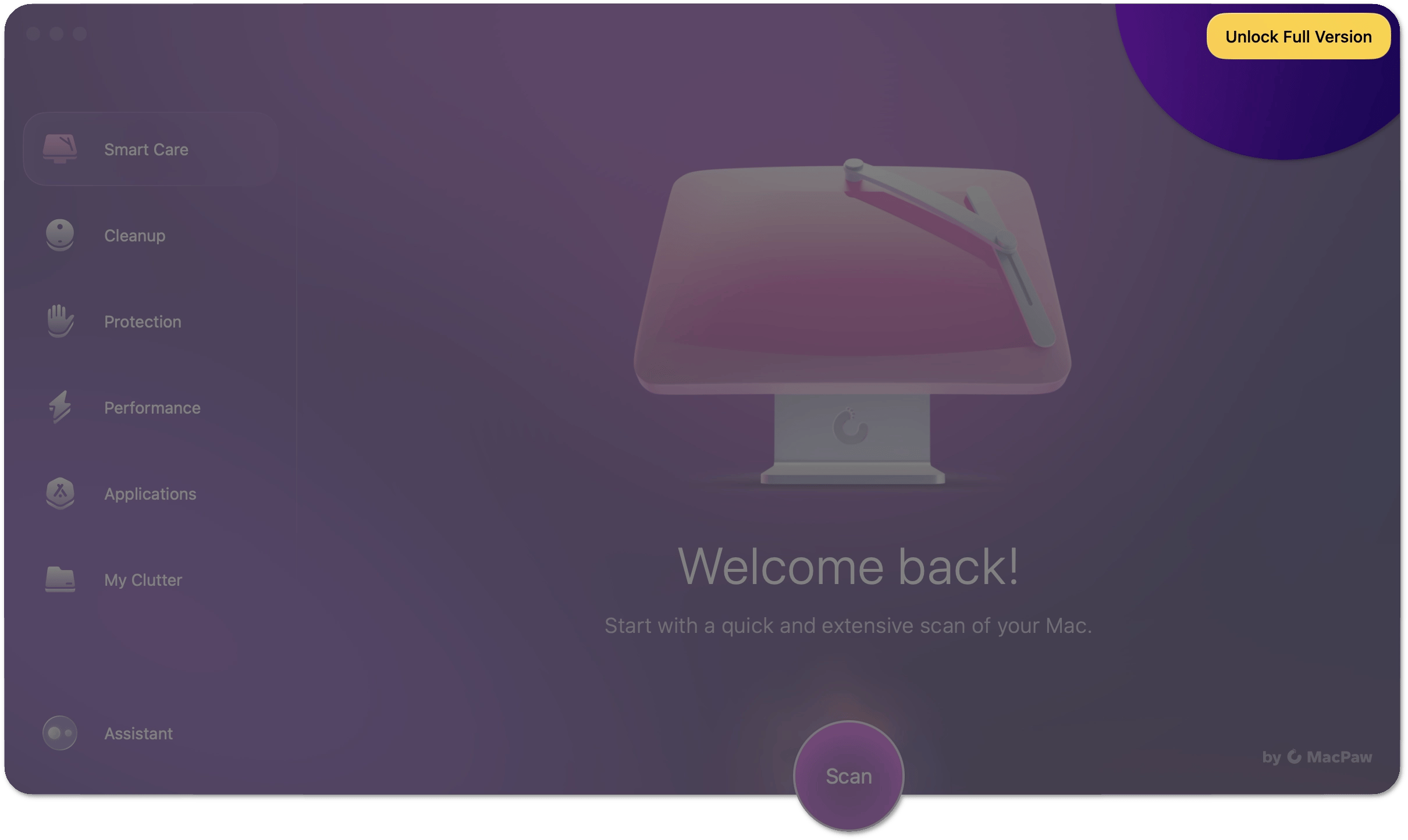The Unlock Full Version button
