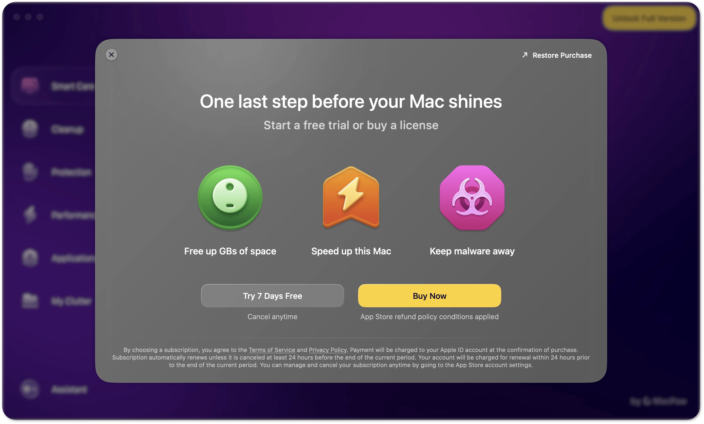 Unlock full App Store edition