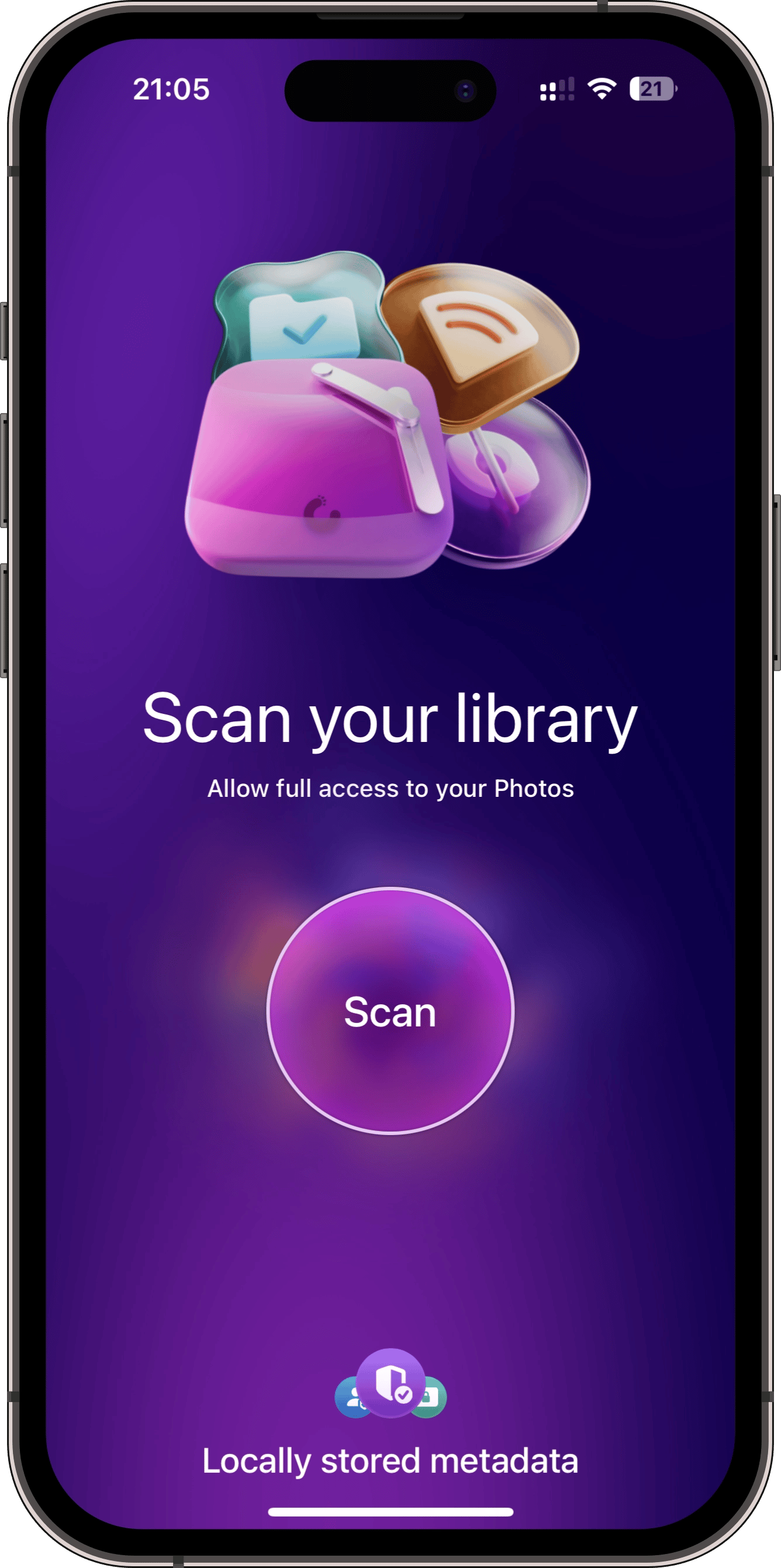 First scan