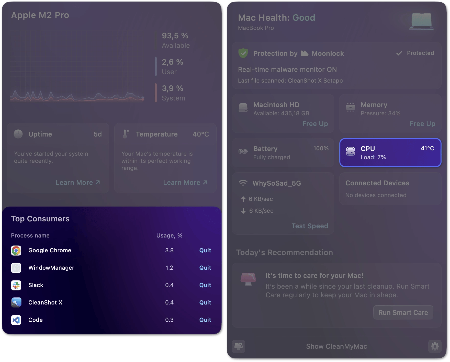 CPU-intensive apps