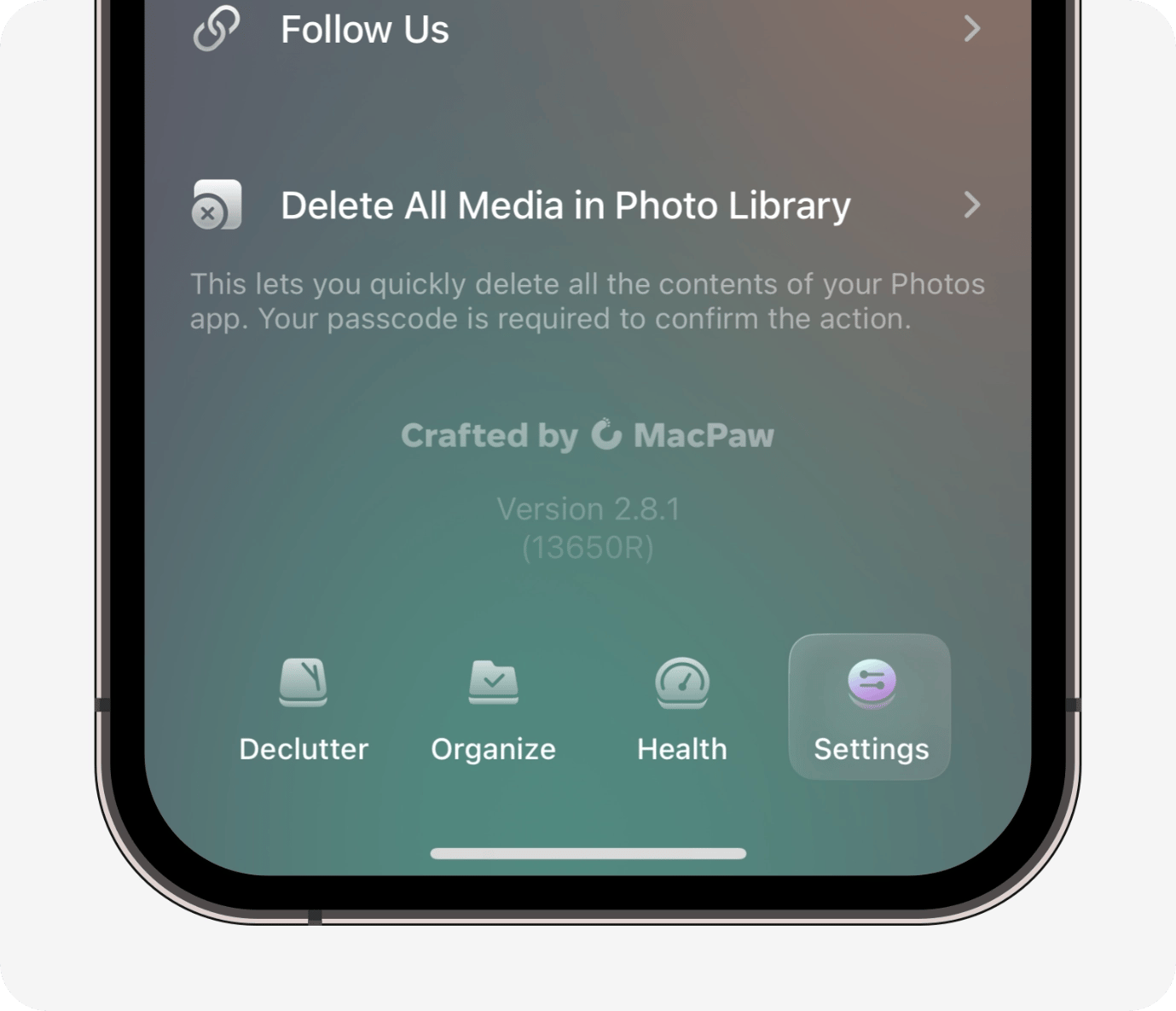 Delete all media in photo library