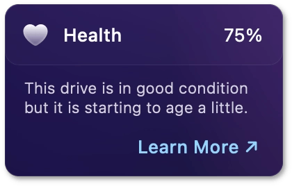 Normal disk health