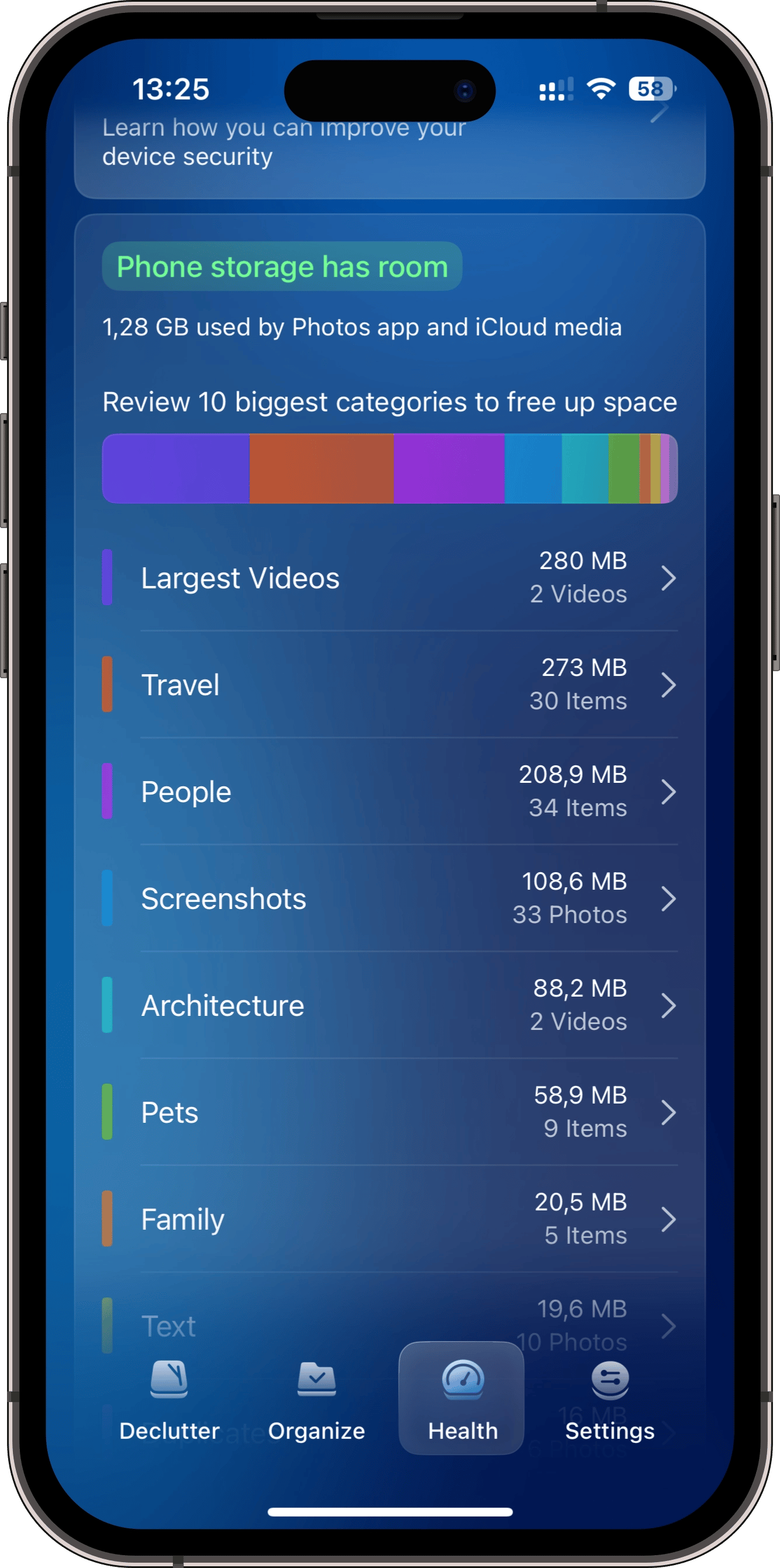 Storage analytics