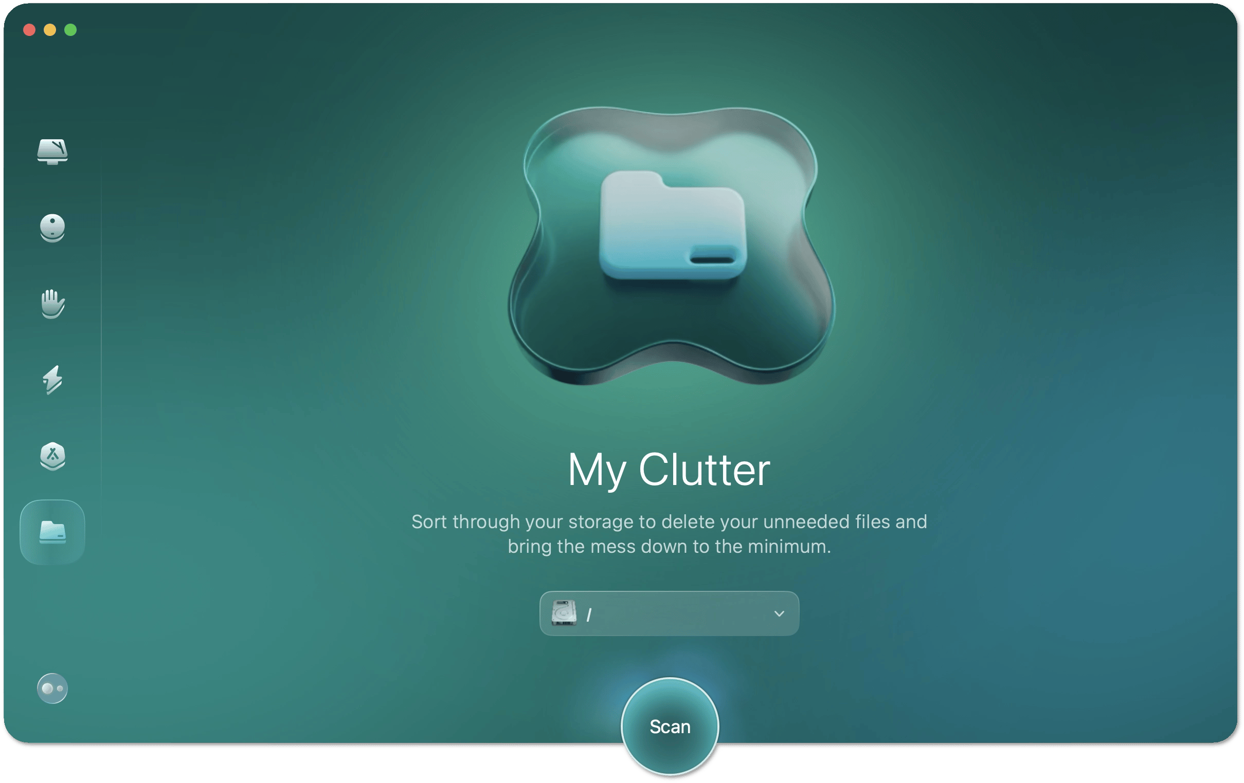 My Clutter start screen